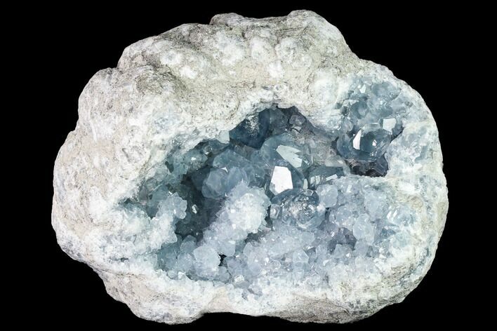 Sky Blue Celestine (Celestite) Geode ( Lbs) - Madagascar #156518
